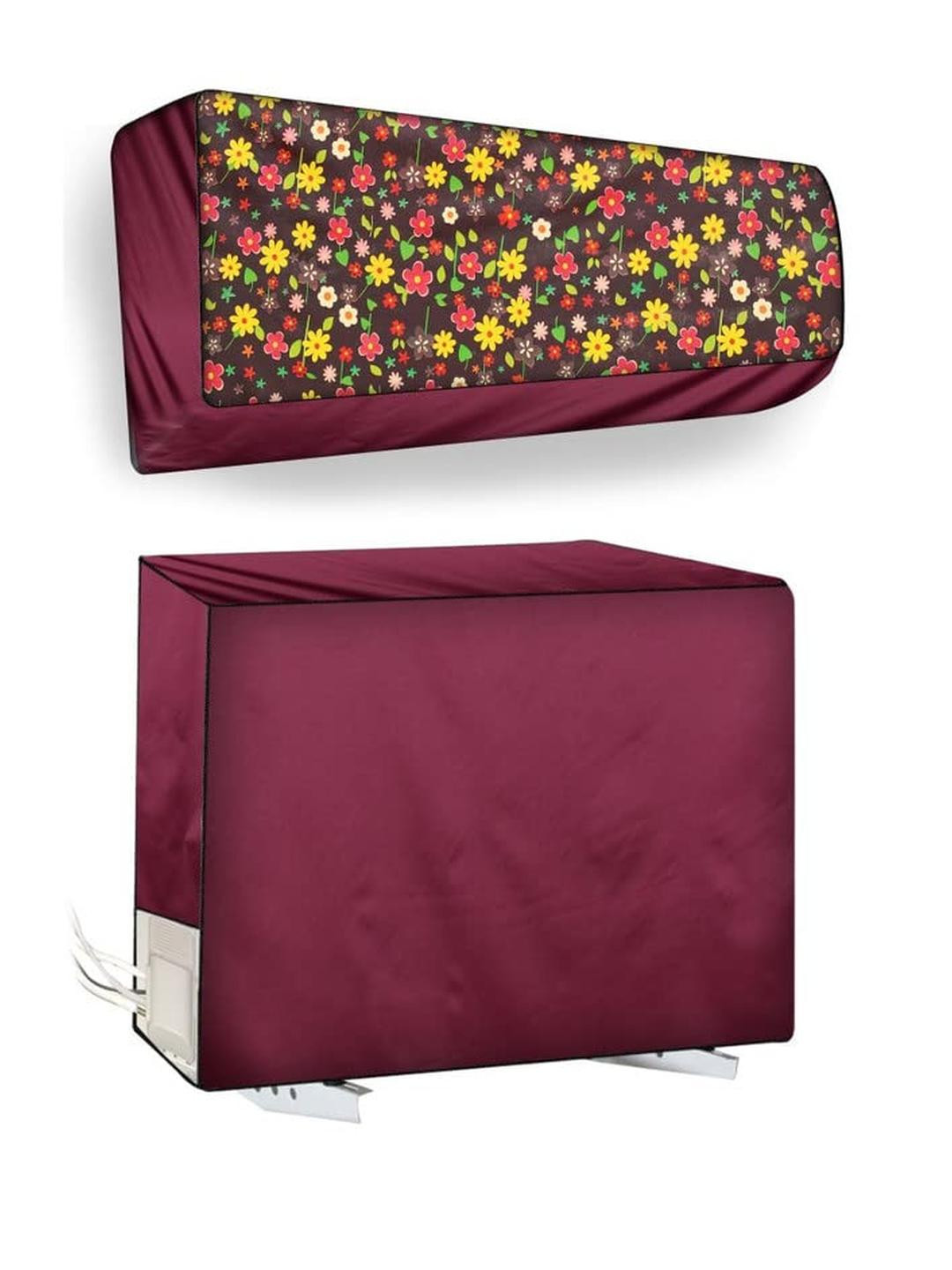 The Furnishing Tree Split AC Cover set of Indoor and Outdoor Unit used for 1.5 Ton VOLTAS 183 DZR m