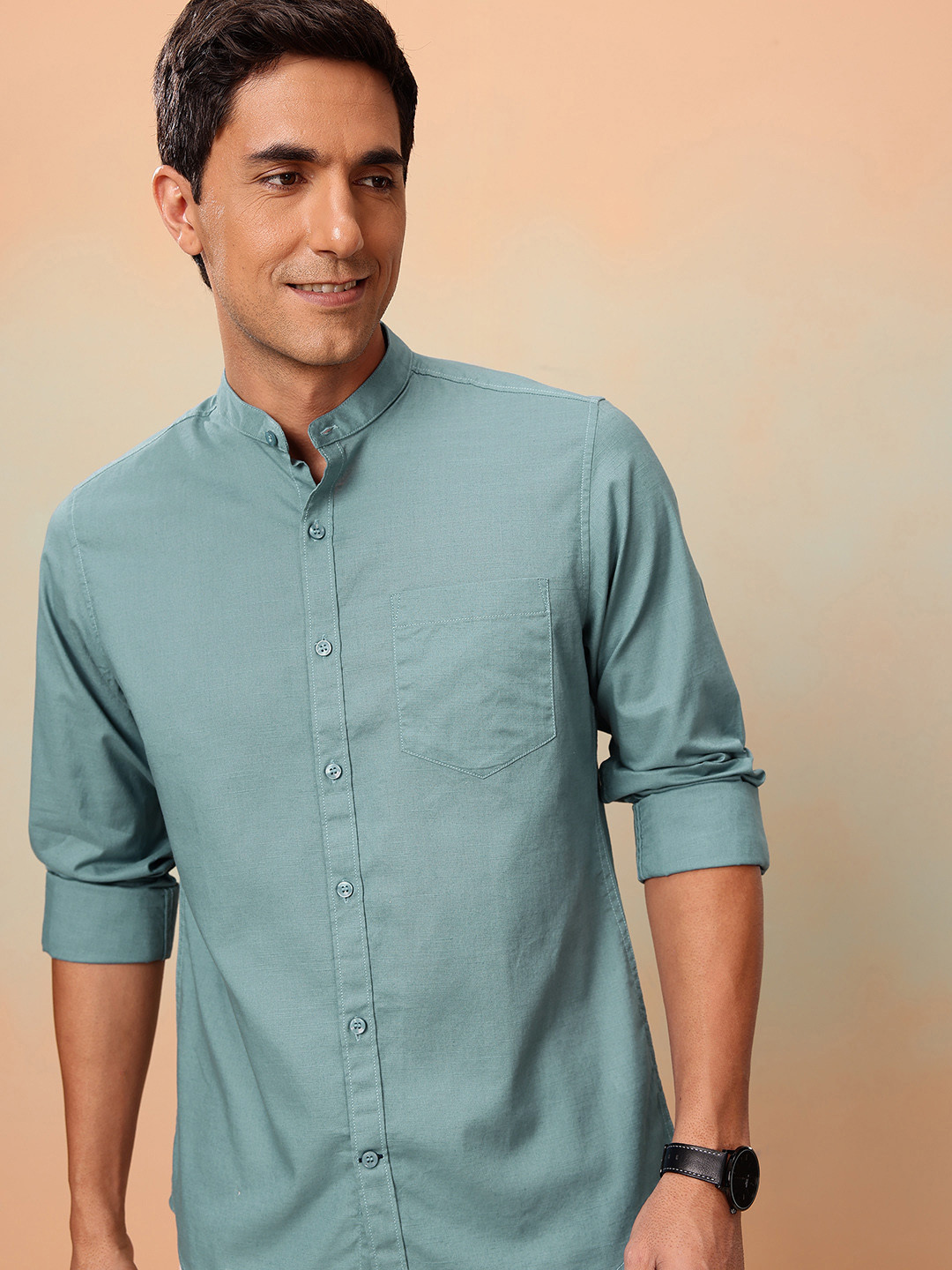 Mast & Harbour Men Standard Pure Cotton Casual Shirt