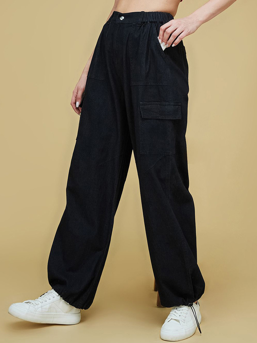 Life With Pockets Women Straight-Fit High-Rise Stretchable Light Weight Denim Jeans