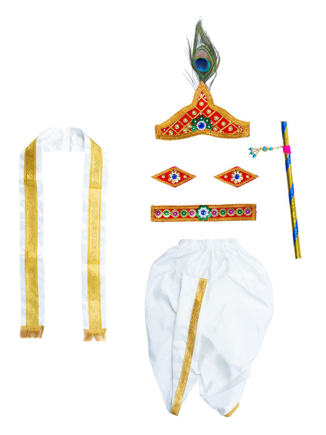 ETHAZH Kids Shri krishna Dresses