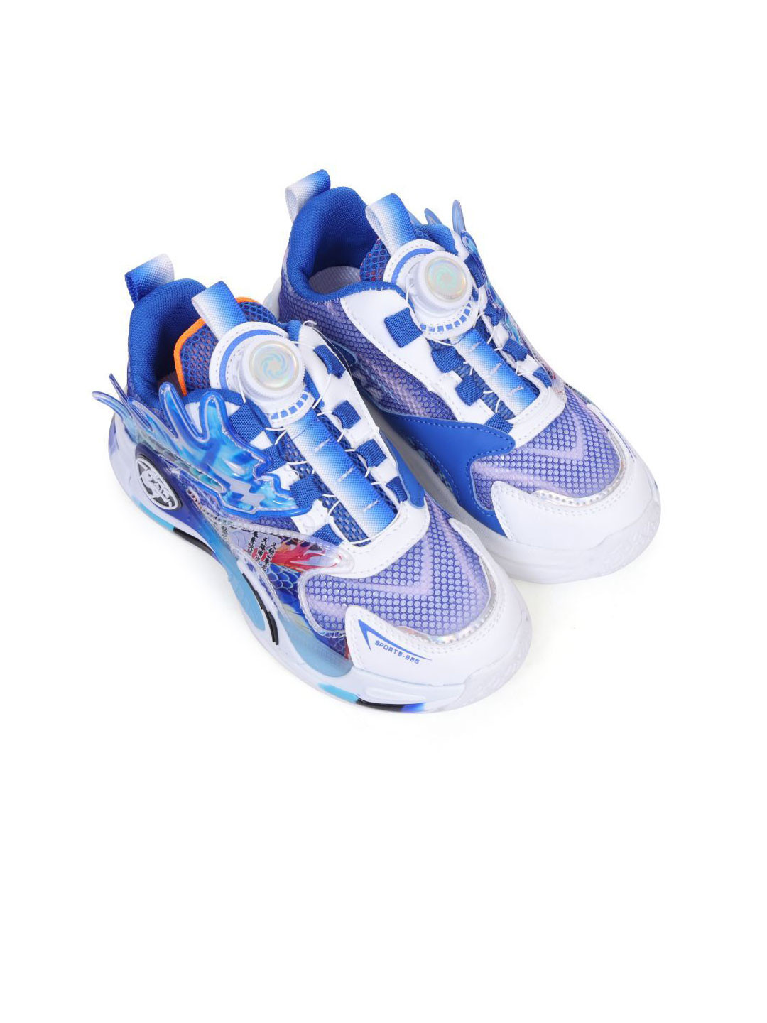 ZOOMBIE Kids Walking Non-Marking Sports Shoes With Rotary Lock