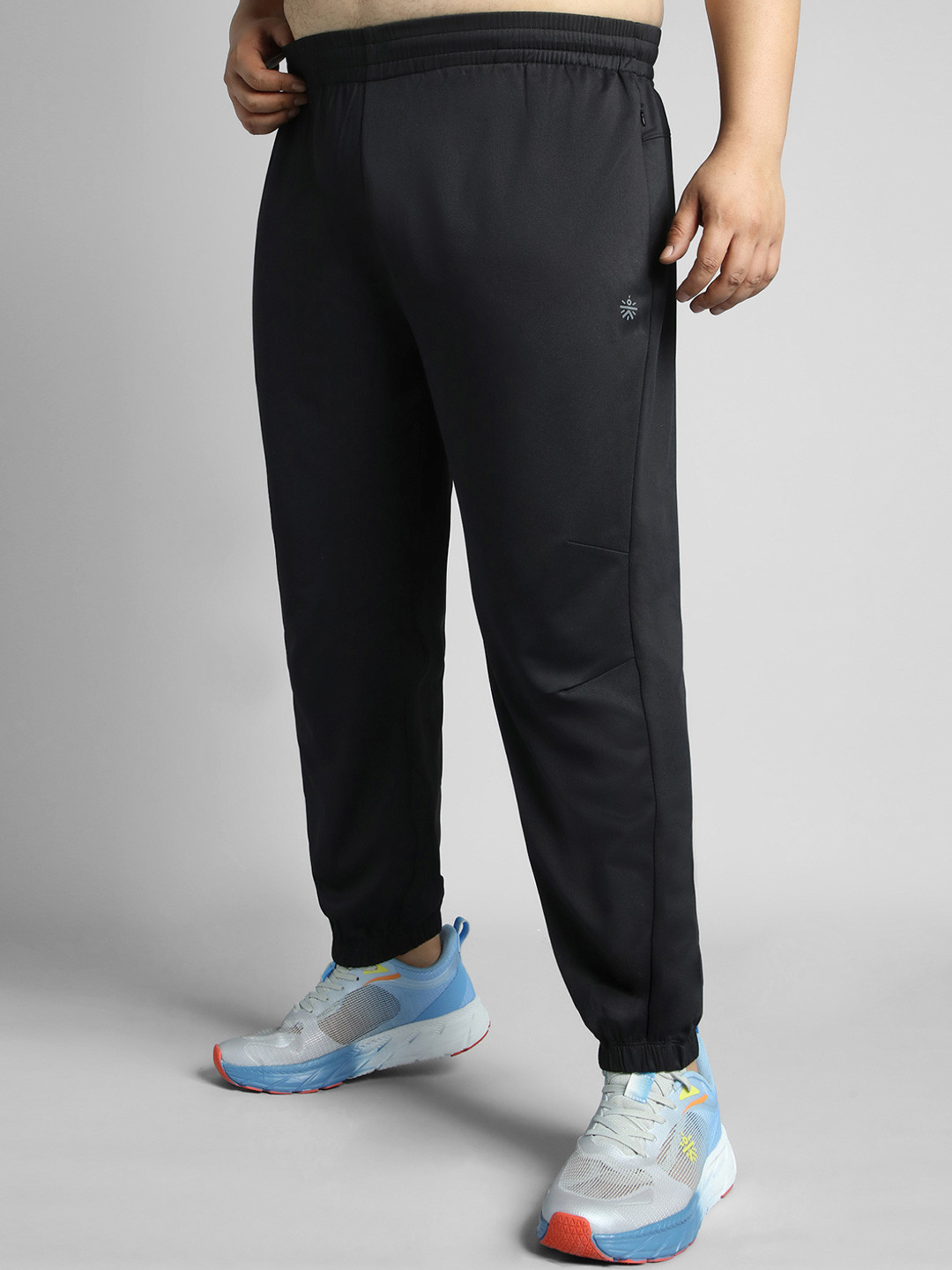 CULT Men Black Plus Size Night Joggers