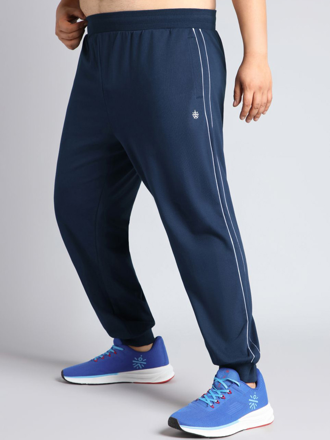 CULT Men Navy Level Up Plus Size Joggers