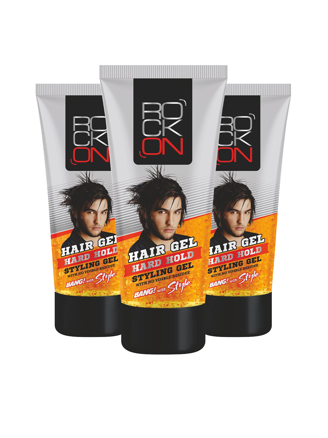 Rock on Set Of 3 Hair Styling Gel For Strong Hold - 60 g Each