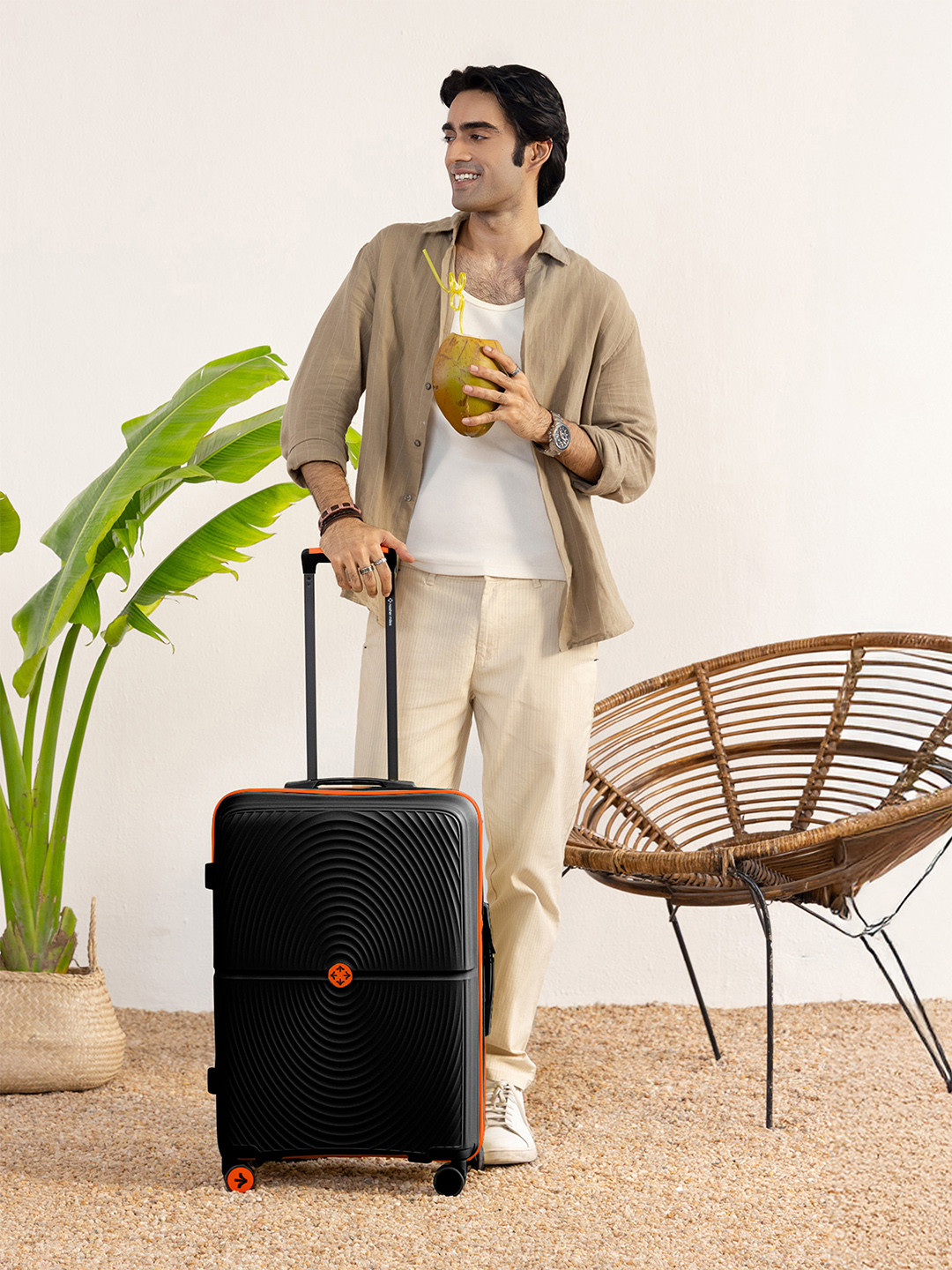 Nasher Miles Bali Hard Sided Trolley Bag