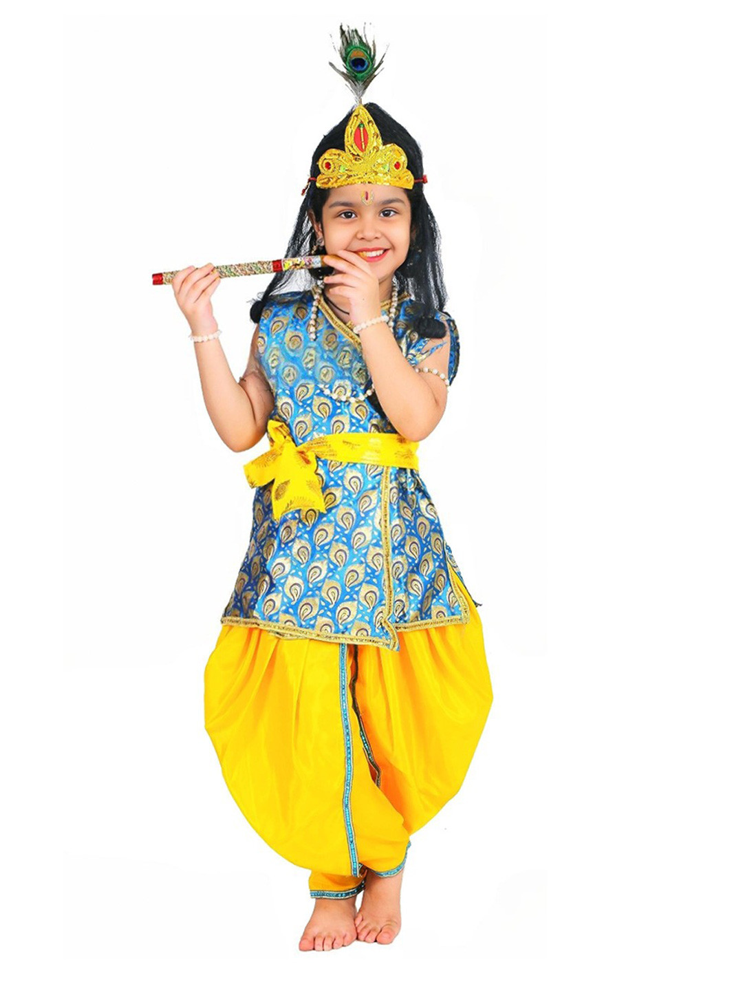 Sarvda Kids Floral Print A-Line Dress