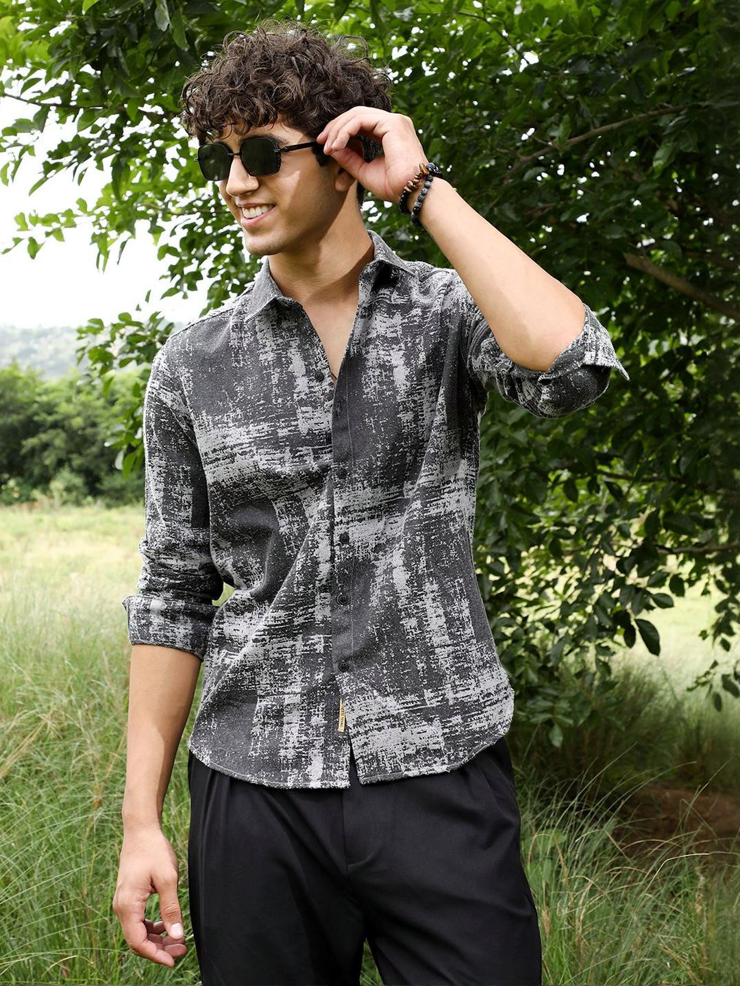 CAHOOT Men Comfort Printed Casual Shirt