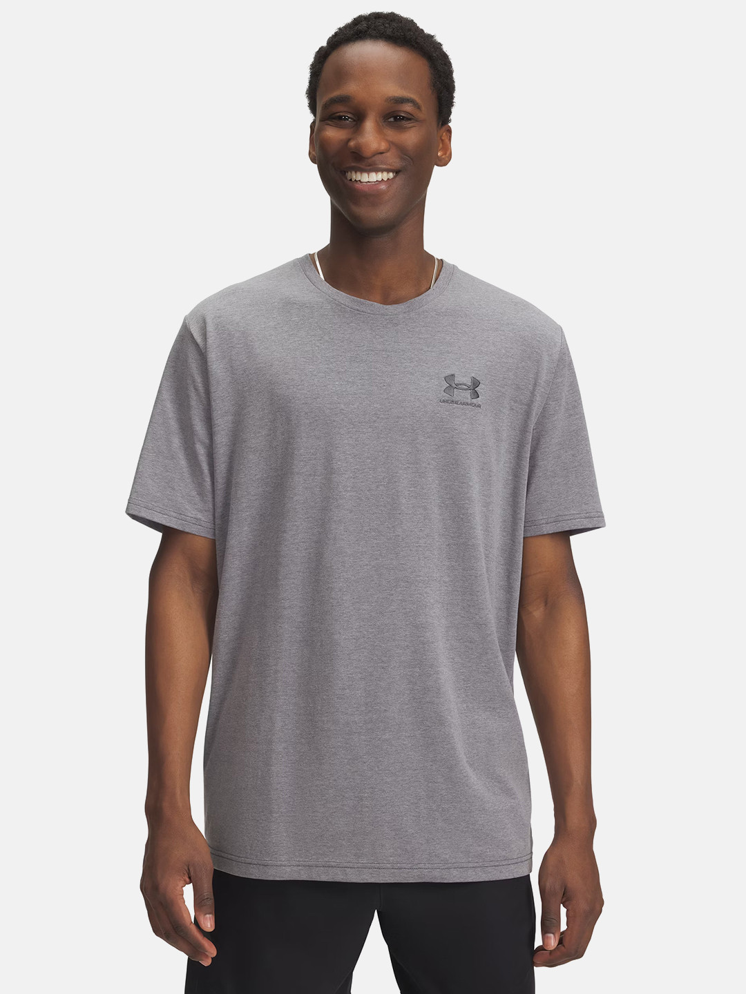 UNDER ARMOUR Drop-Shoulder Sleeves Relaxed Fit Sports T-shirt