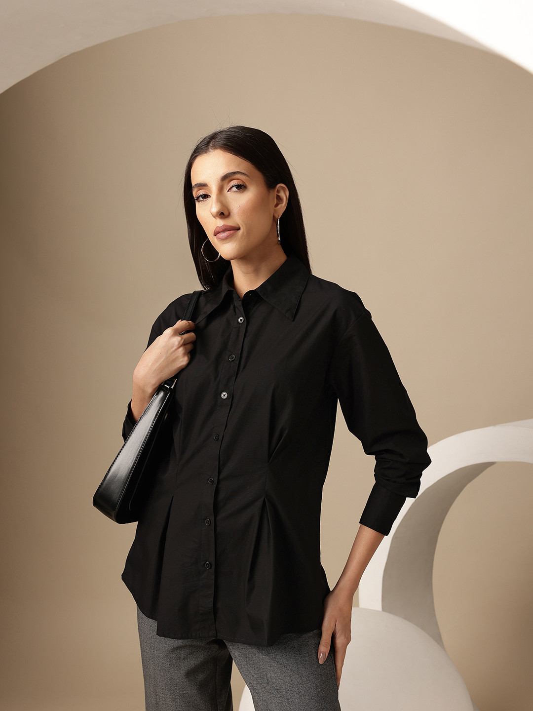 Chemistry Women Pure Cotton Casual Shirt
