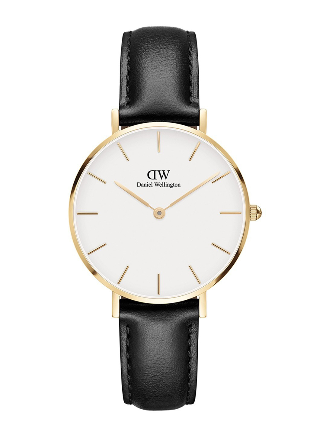 Daniel Wellington Women Petite Sheffield Leather Analogue Watch - DW00100549K