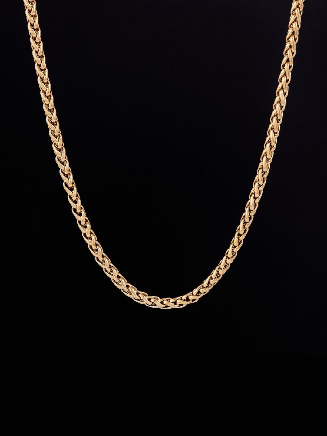 BRANTASHOP Gold-Plated Stainless Steel Necklace