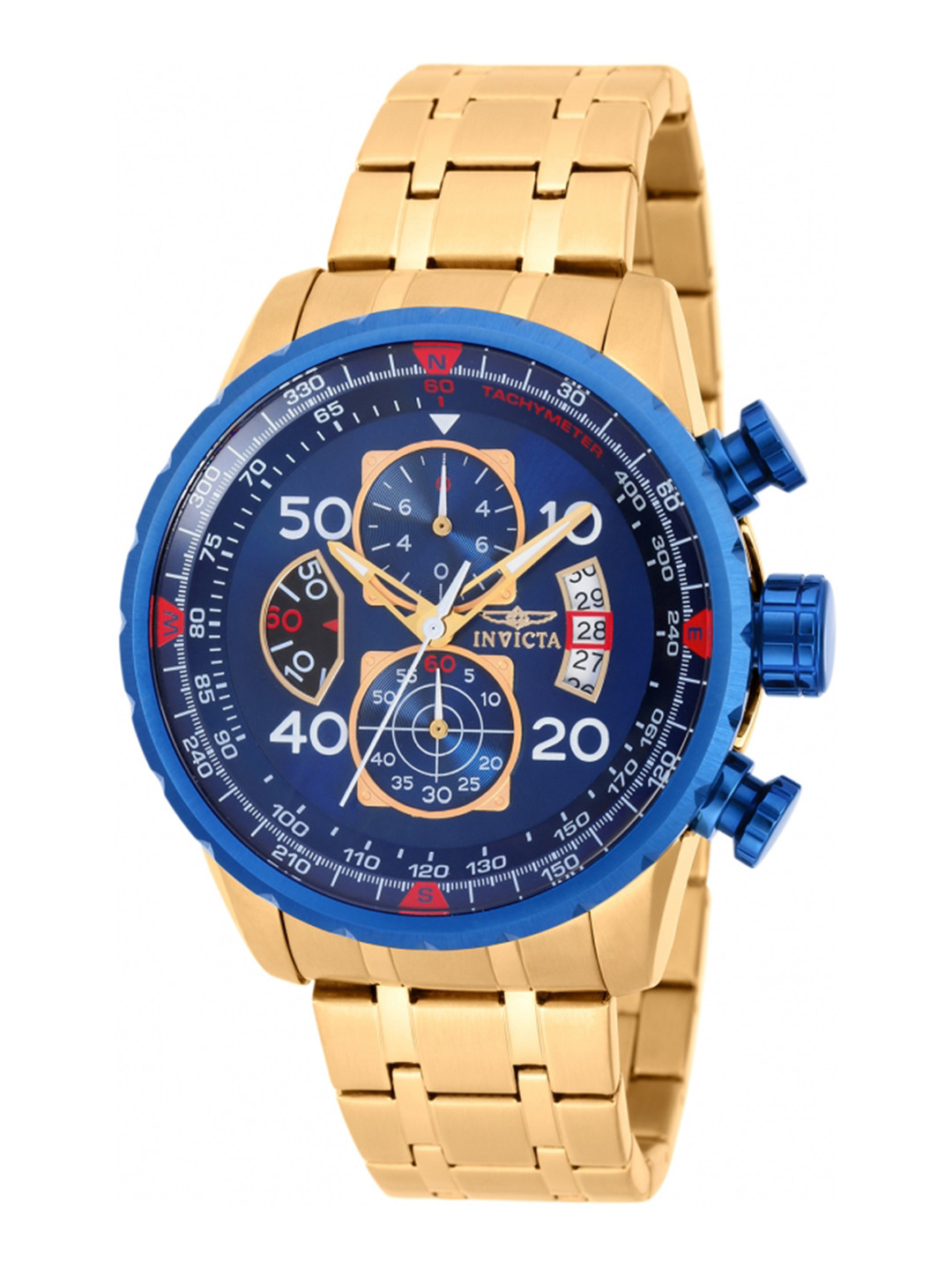 Invicta Men Dial & Stainless Steel Straps Analogue Watch 19173