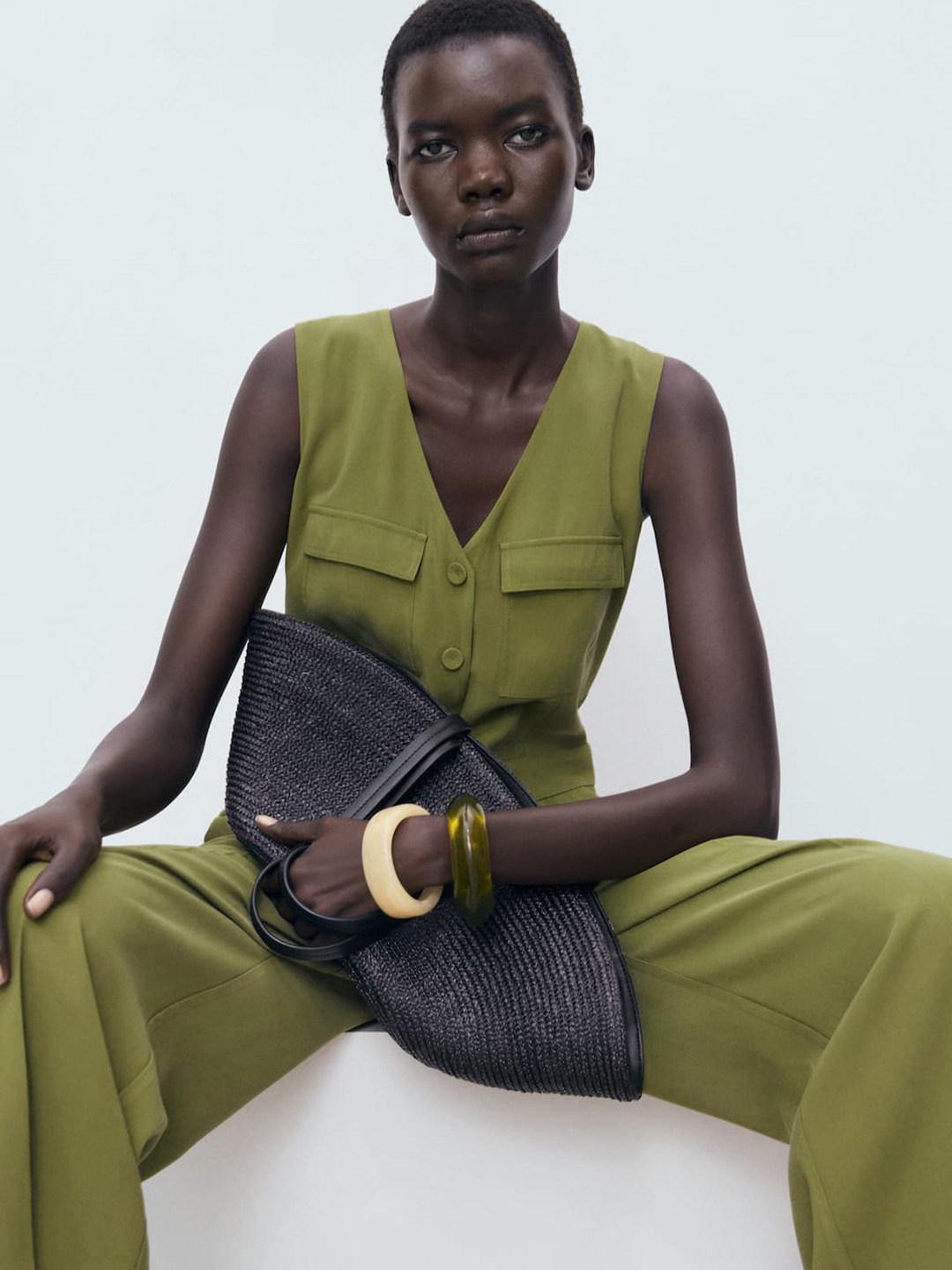 MANGO Darted Basic Jumpsuit