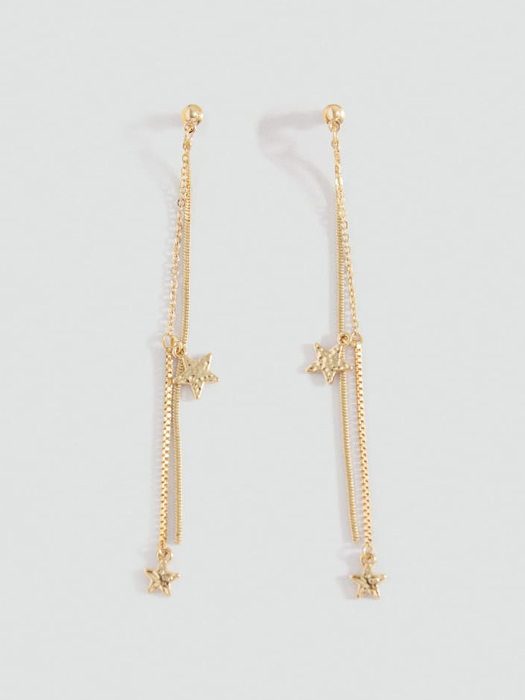 MANGO Contemporary Drop Earrings