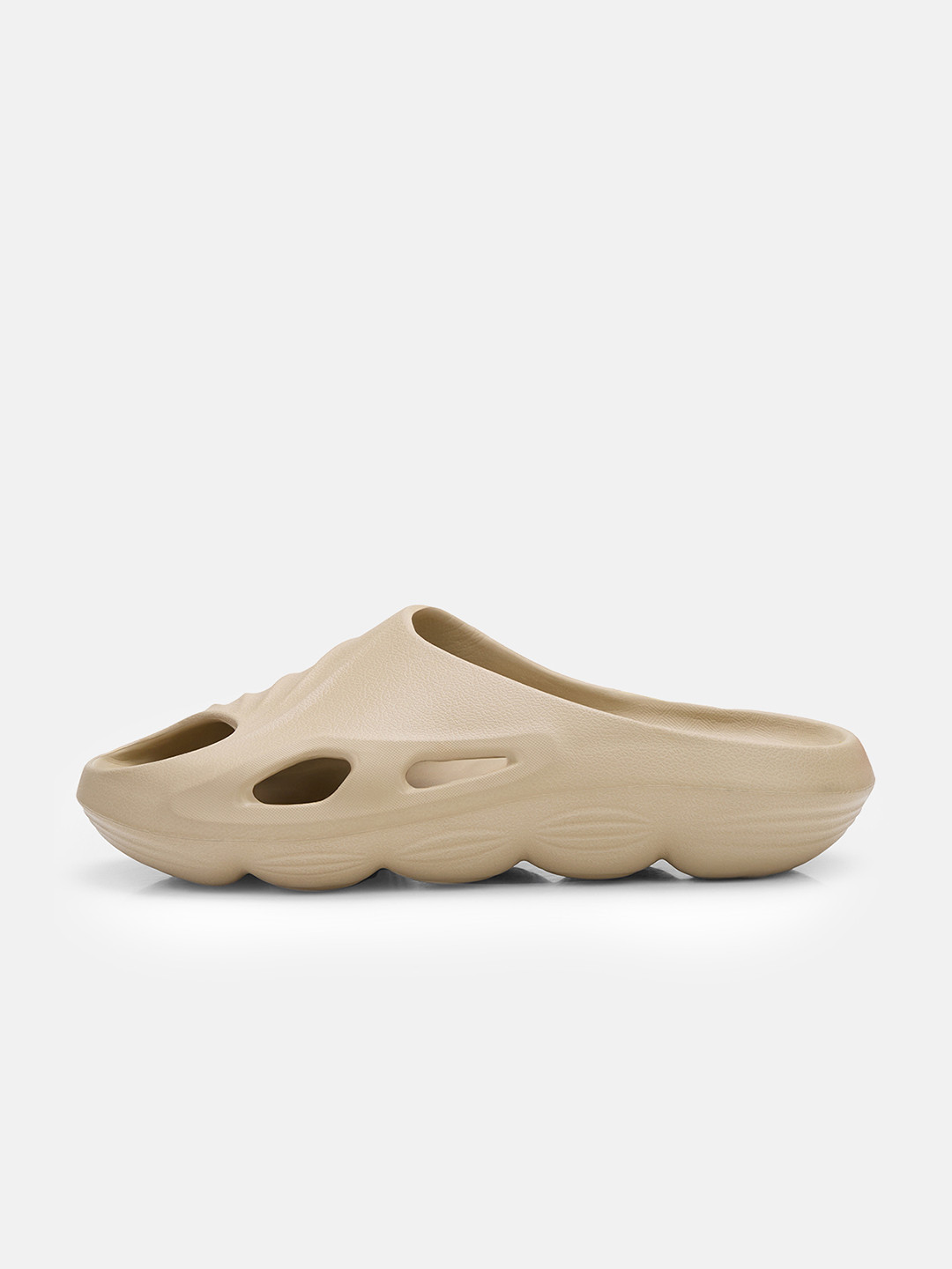BOLDFIT Men Beige Spydrslidz Eva Open Sliders