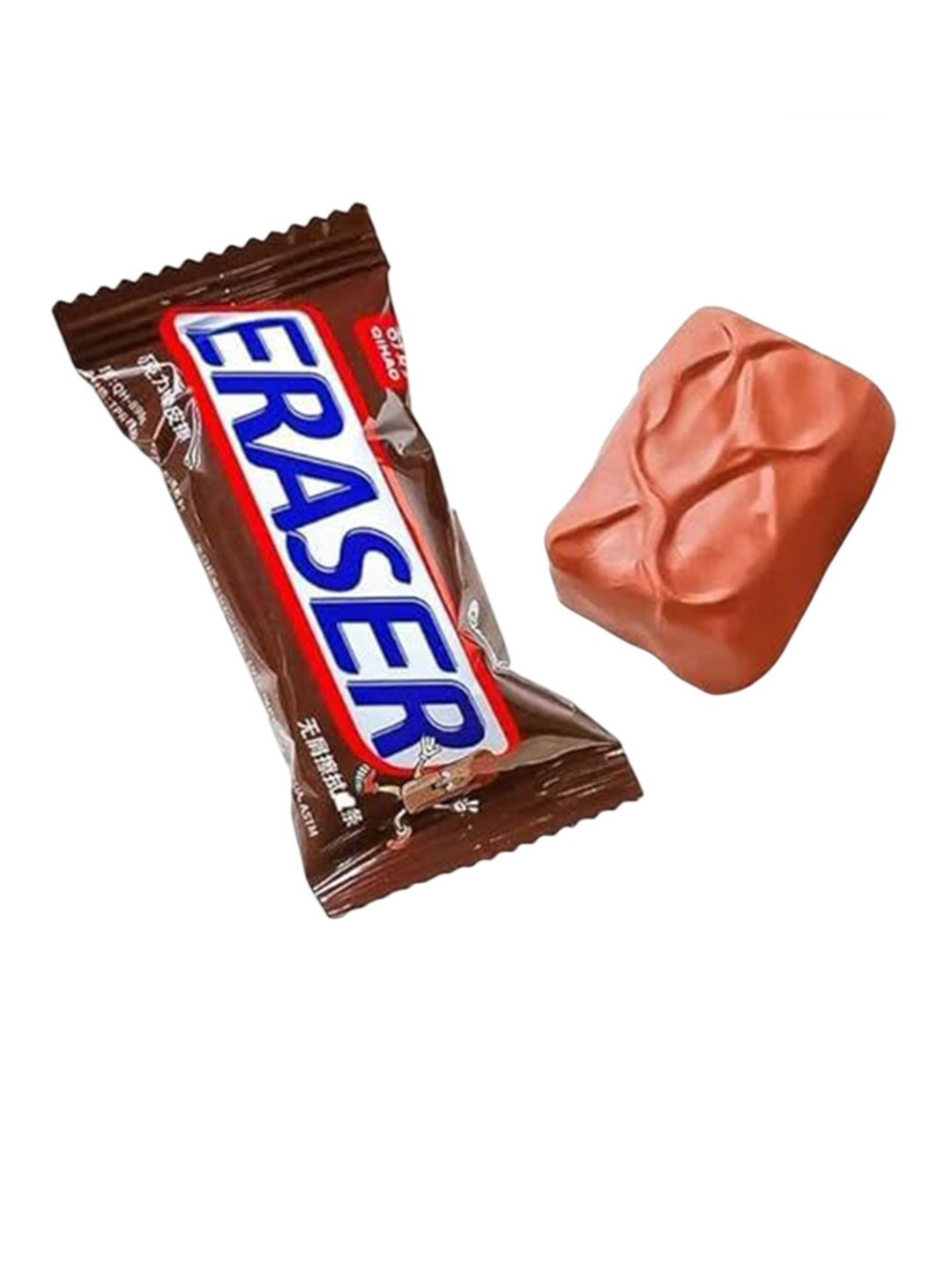 Kalra Magic Set Of 2 Self Design Chocolate Erasers