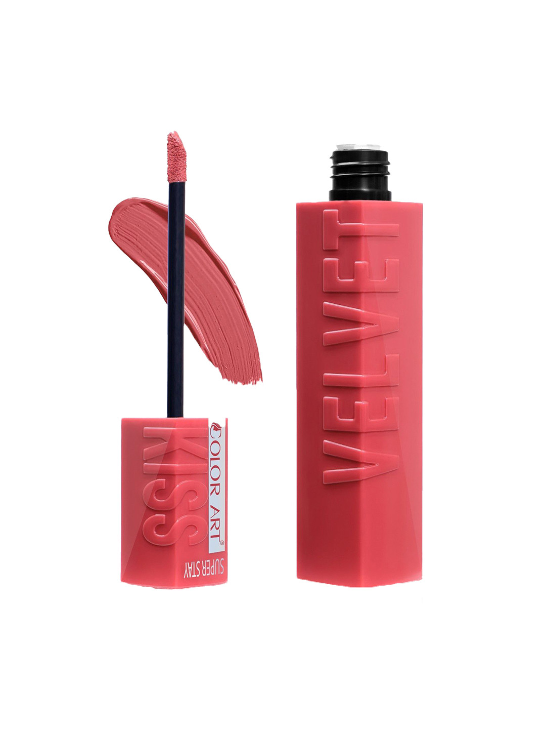 Color Art Velvet Kiss Waterproof Liquid Lipstick - 6 ml - Nude Peach 327