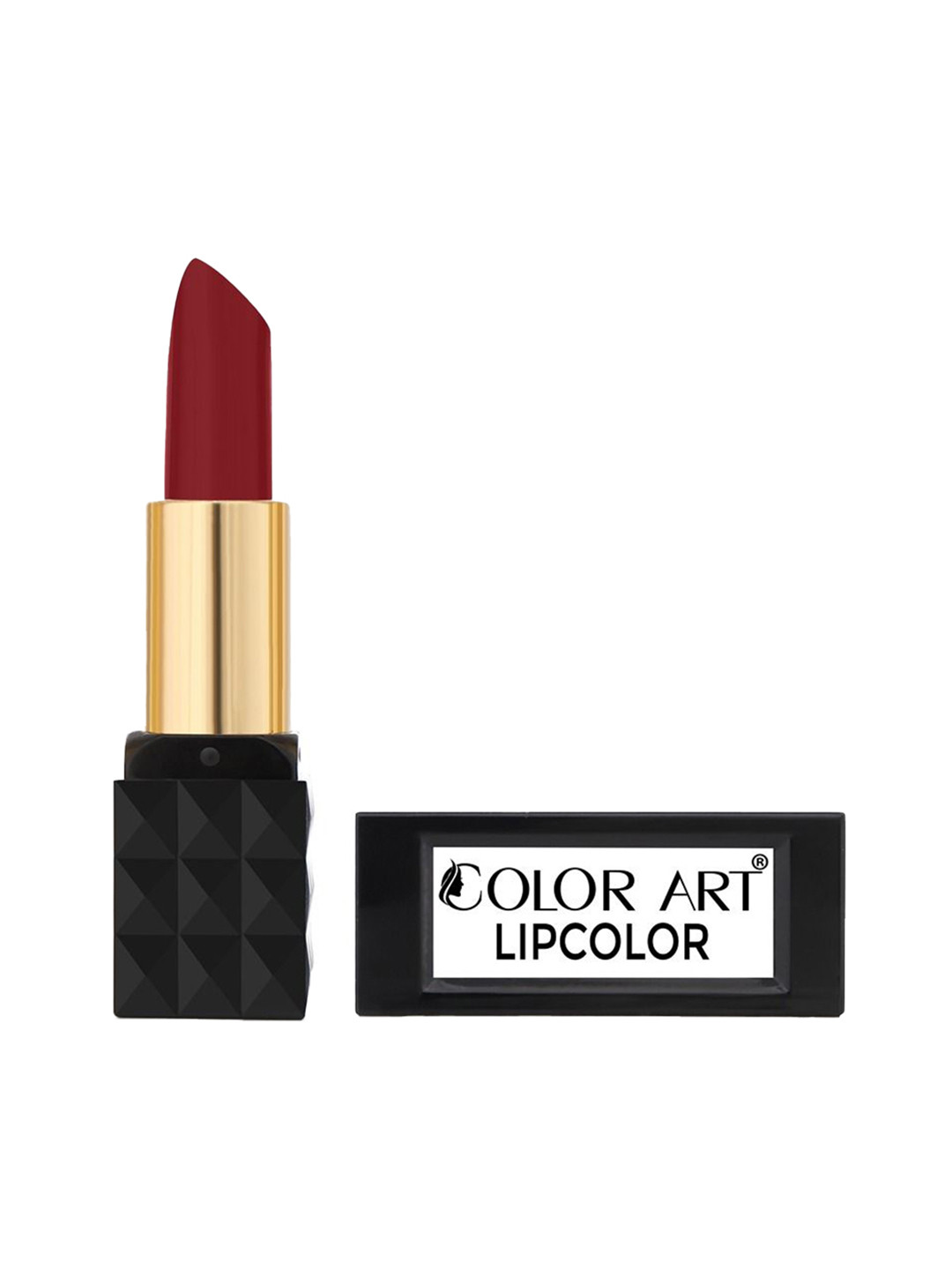 Color Art Glossy Matte Long-Lasting Lipstick - 4.5 g -C110 Blood Red