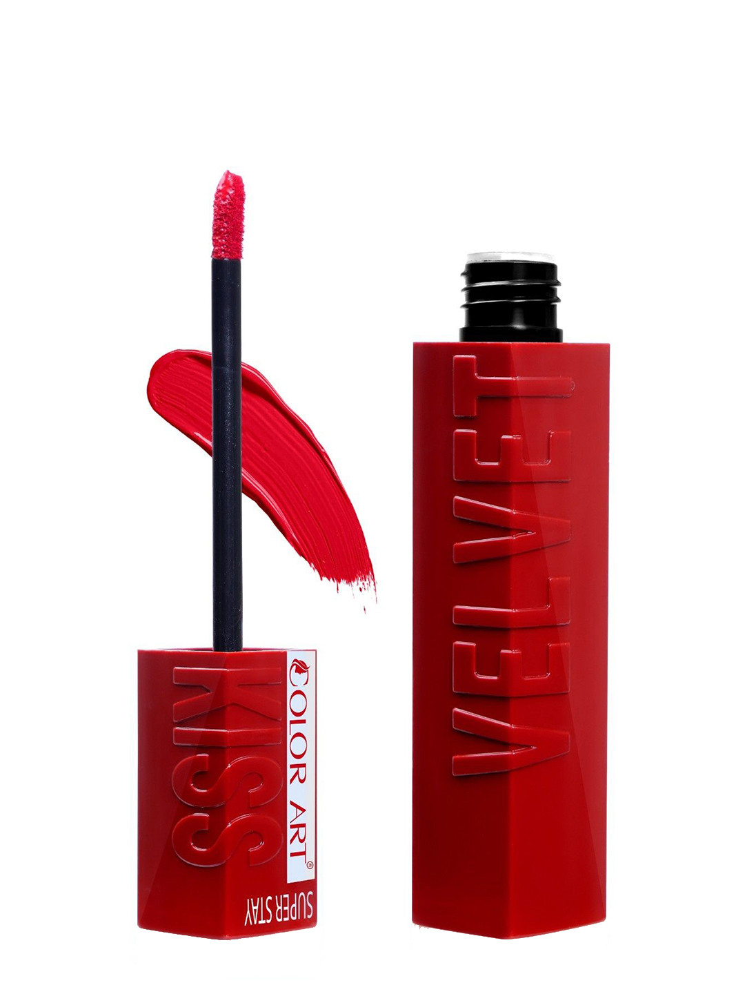 Color Art Velvet Kiss Waterproof Liquid Lipstick - 4 ml - Royal Red 317