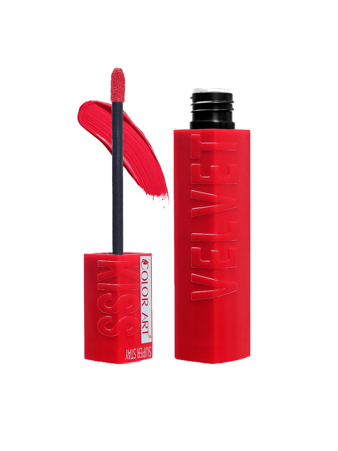 Color Art Velvet Kiss Waterproof Liquid Lipstick - 4 ml - Red 285