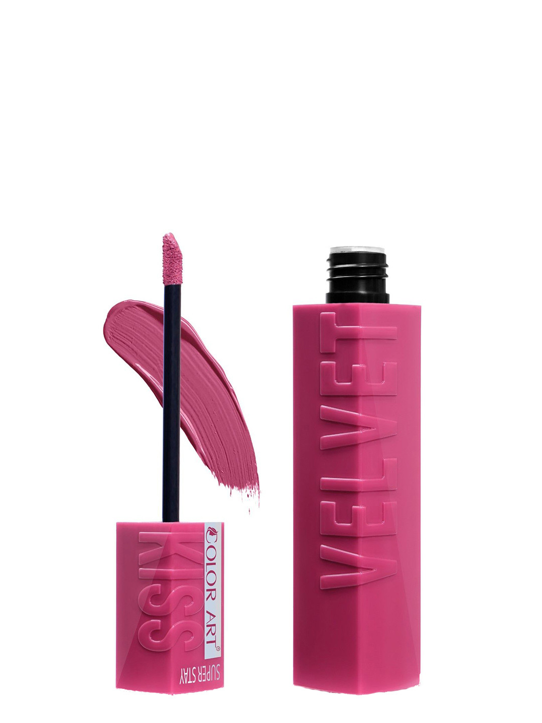 Color Art Velvet Kiss Waterproof Liquid Lipstick - 4 ml - Nude Light Purple 342