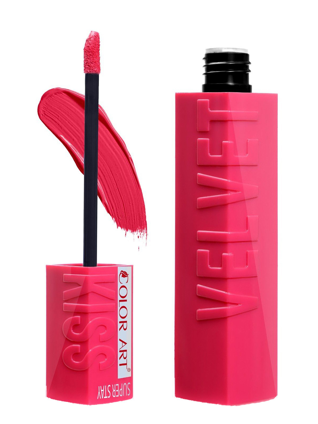 Color Art Velvet Kiss Waterproof Liquid Lipstick - 4 ml - Barbie Pink 320