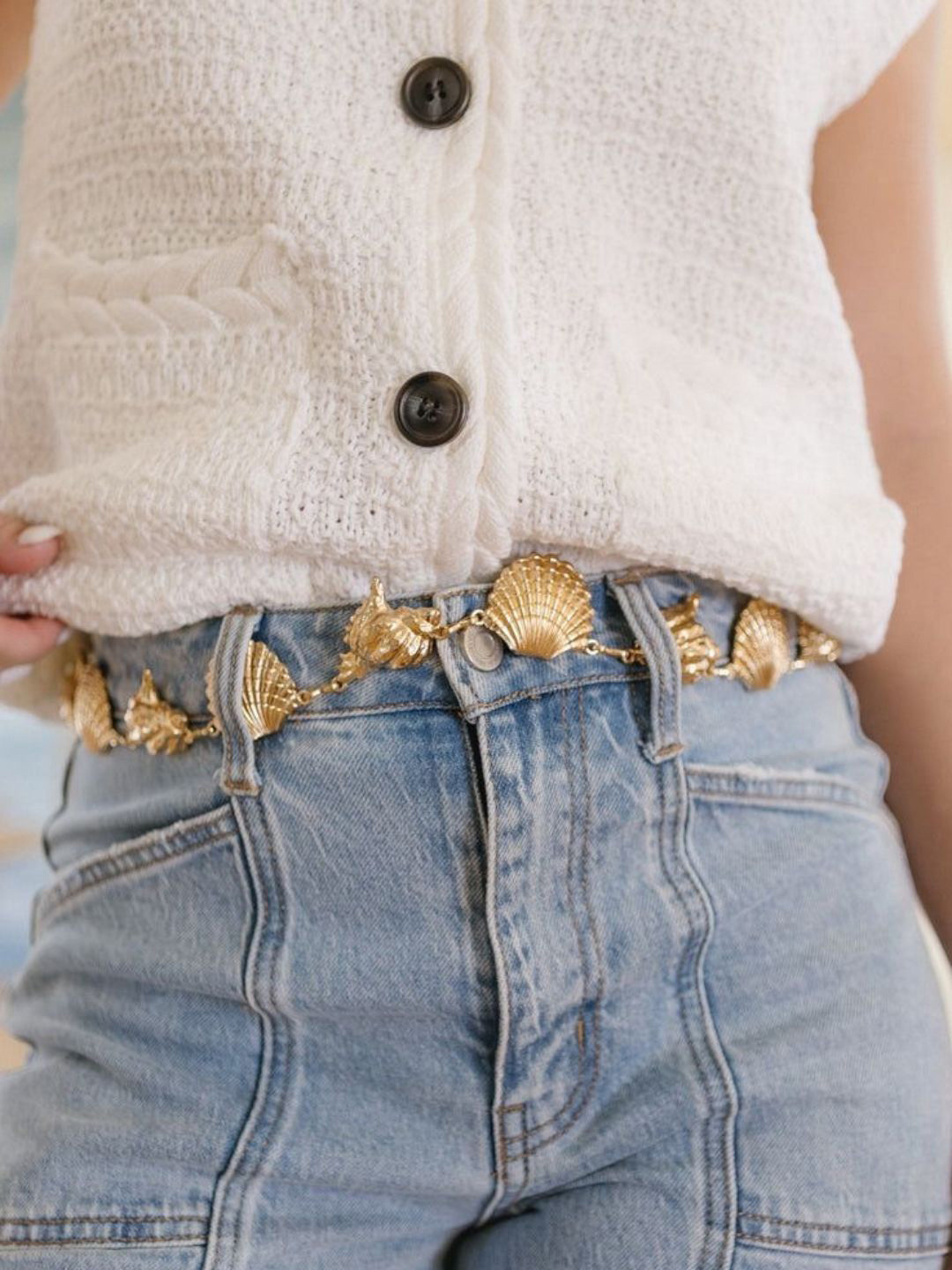 NOTHING ORDINARY Women Embellished Slim Waist Chain Belt