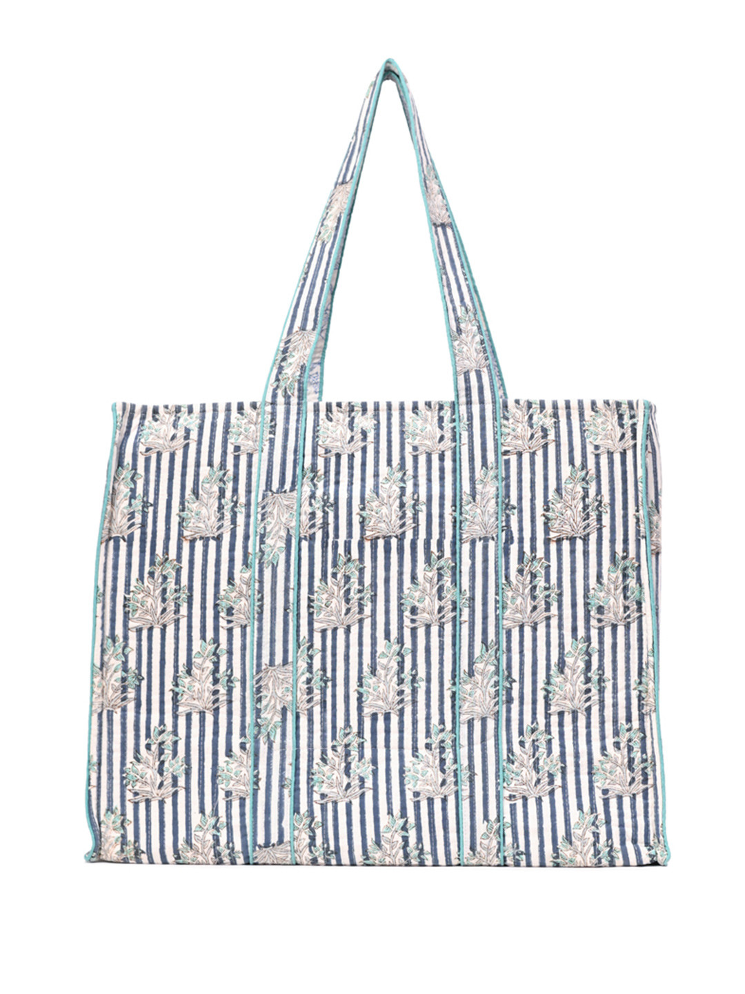 Block N Style Unisex Floral Printed Shopper Tote Bag