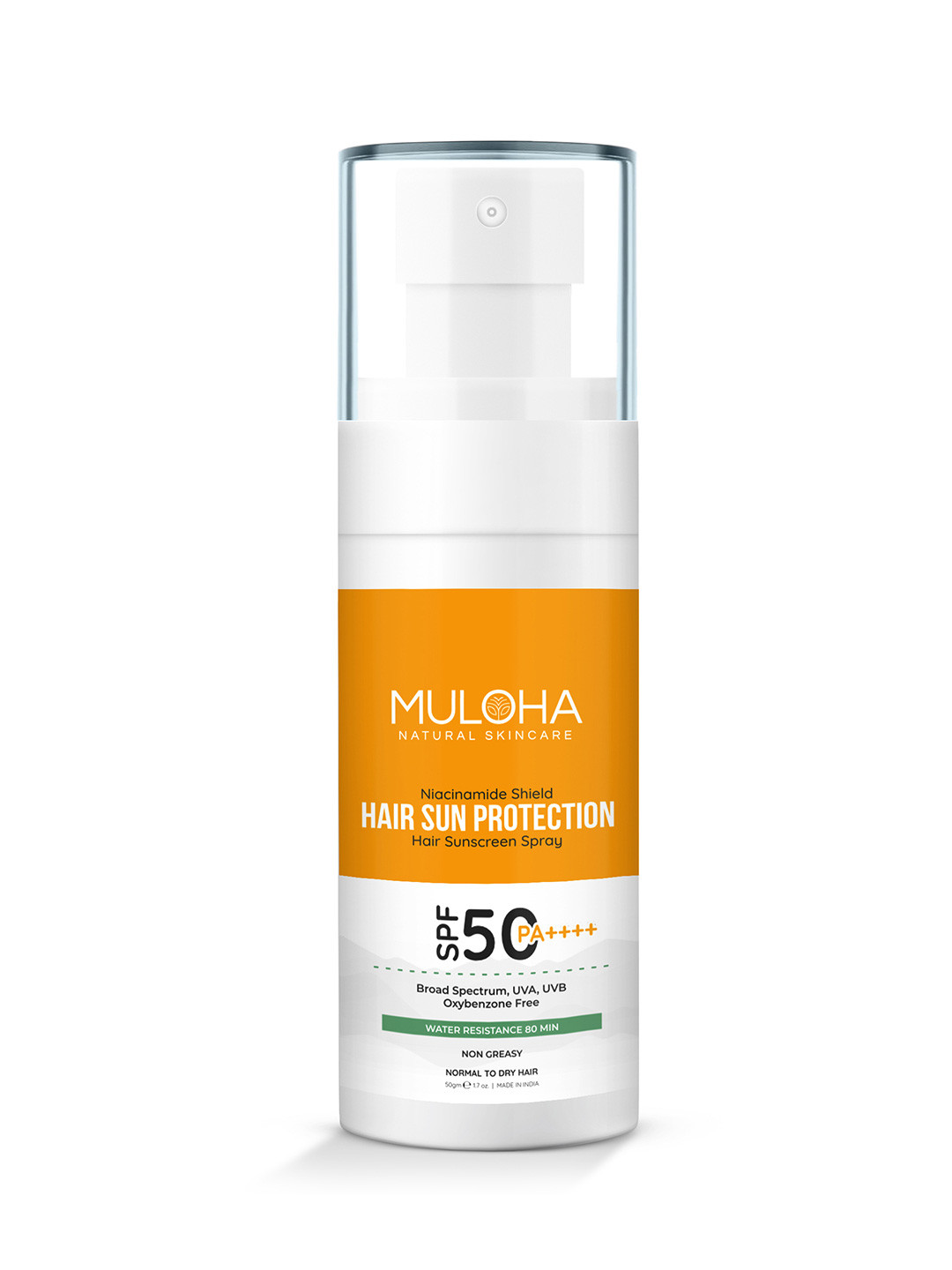 MULOHA Hair Spray SPF 50 PA++++ Sun Protection- 50 g