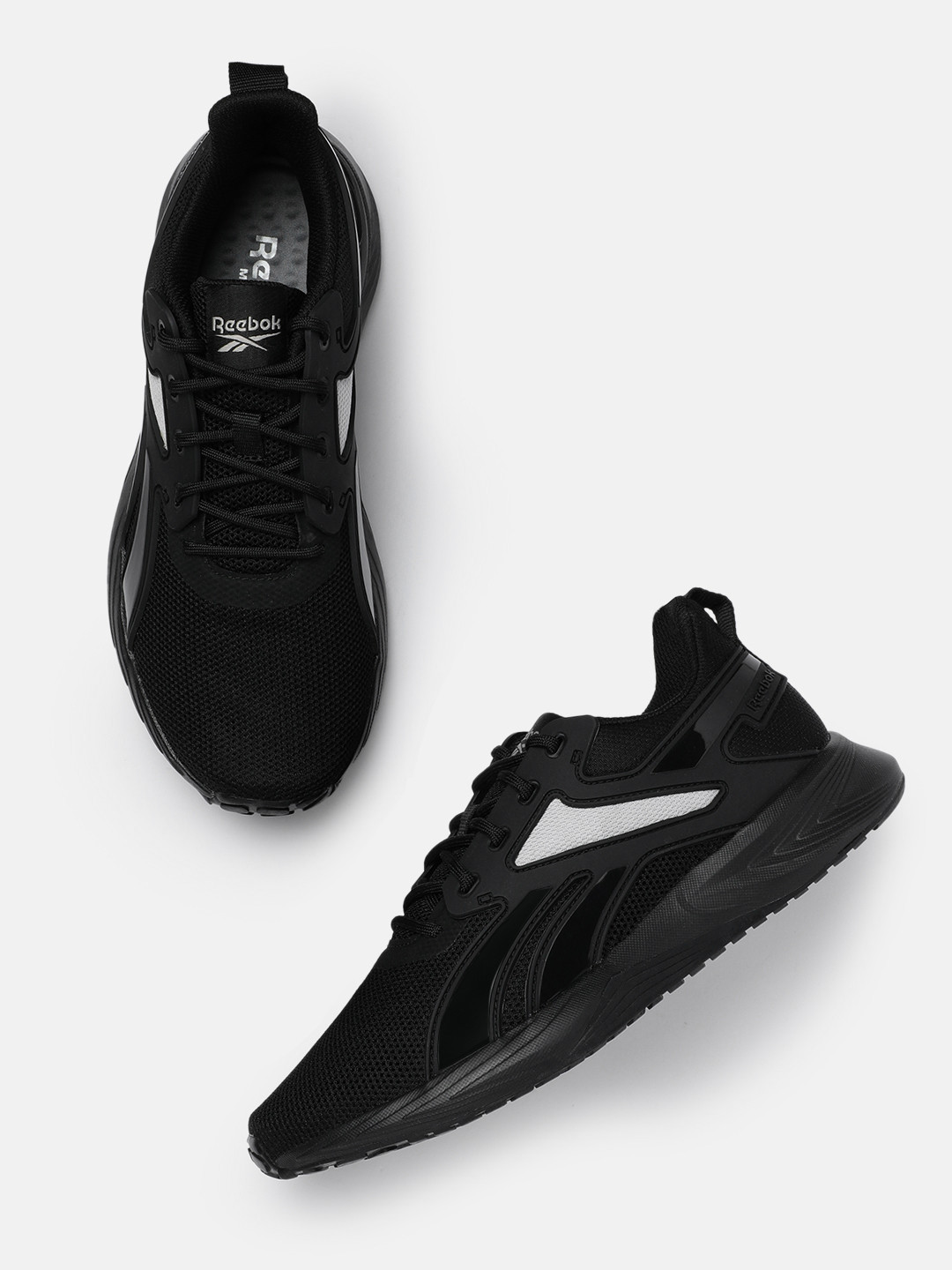 Reebok Men Force Runner Woven Design Running Shoes