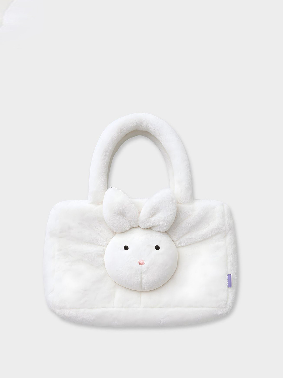 MiArcus Girls Self Design Cute & Plush Rabbit Face Handheld Bag
