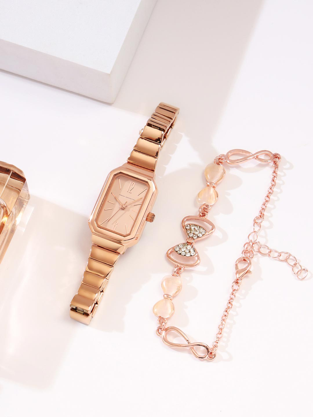French Connection Women Watch Gift Set FCW18RGM