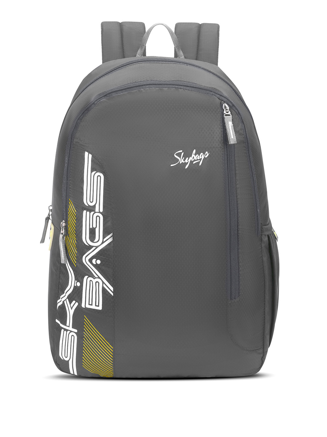 Skybags Sync Grey 22L Backpack, Built-to-Last Straps & Bottle Pockets Lightweight Backpack