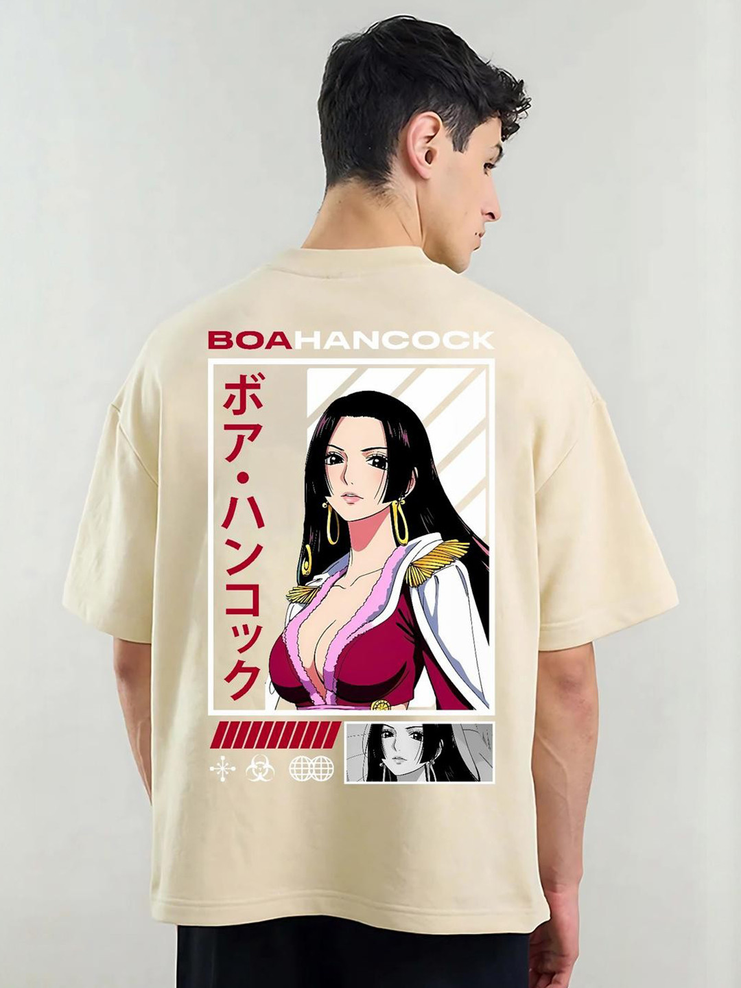 MEGAKART Men Boa Hancock Classic Tees: One Piece Inspired Design