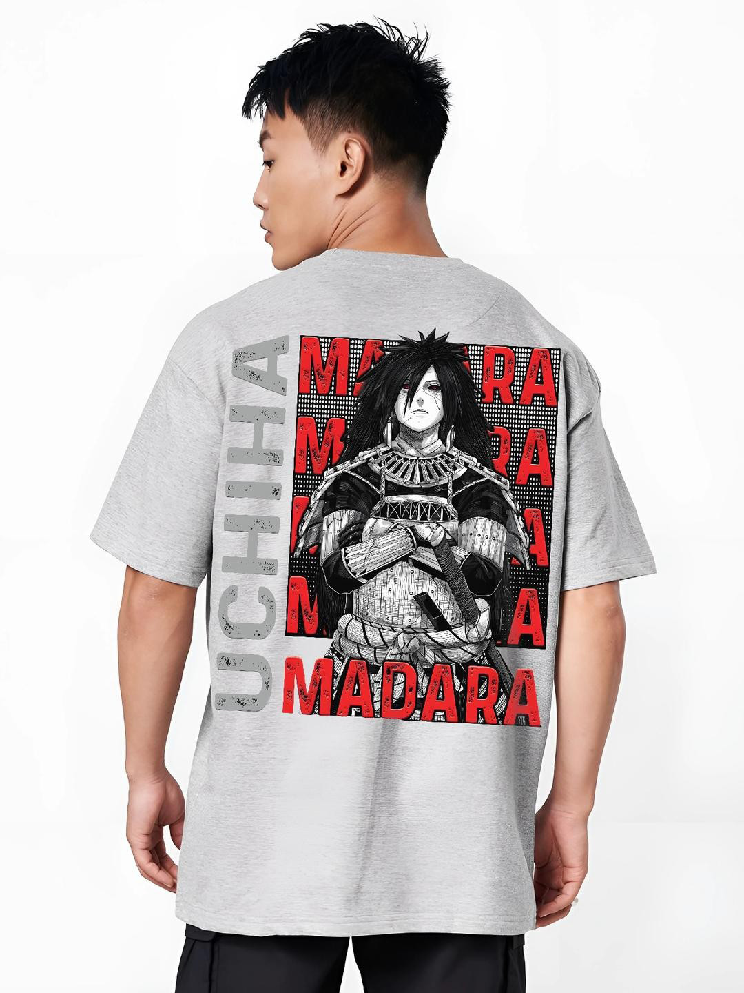 MEGAKART Shinobi Edition Madara Uchiha Oversized T-Shirt - Naruto Legendary