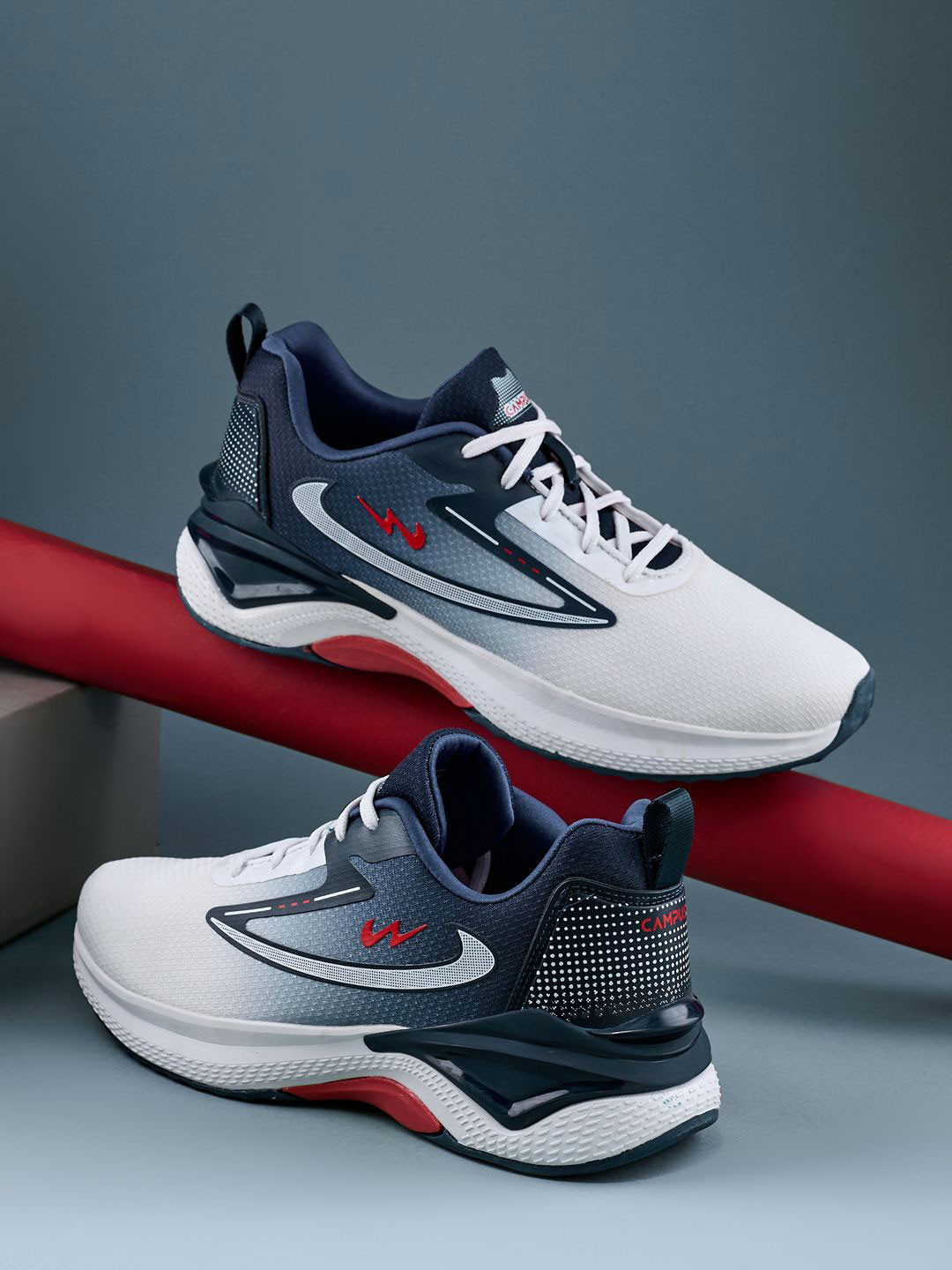 Campus Vesper Men Mesh Running Non-Marking Shoes
