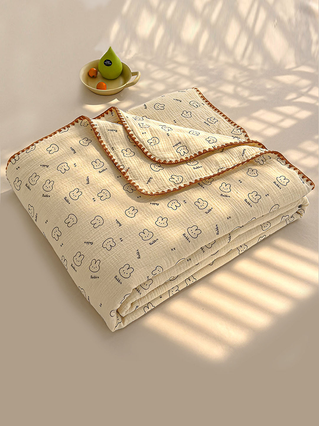 Little Surprise Box LLP Multicoloured Set of 2 Abstract Printed Blanket