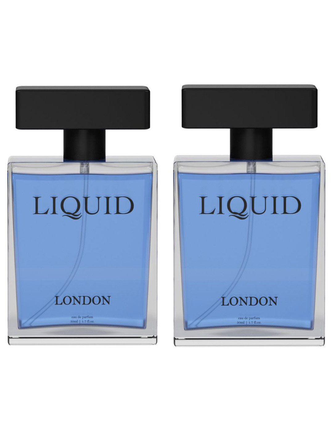 Liquid Perfumes Men Set Of 2 London Long Lasting Eau De Parfum - 50 ml Each