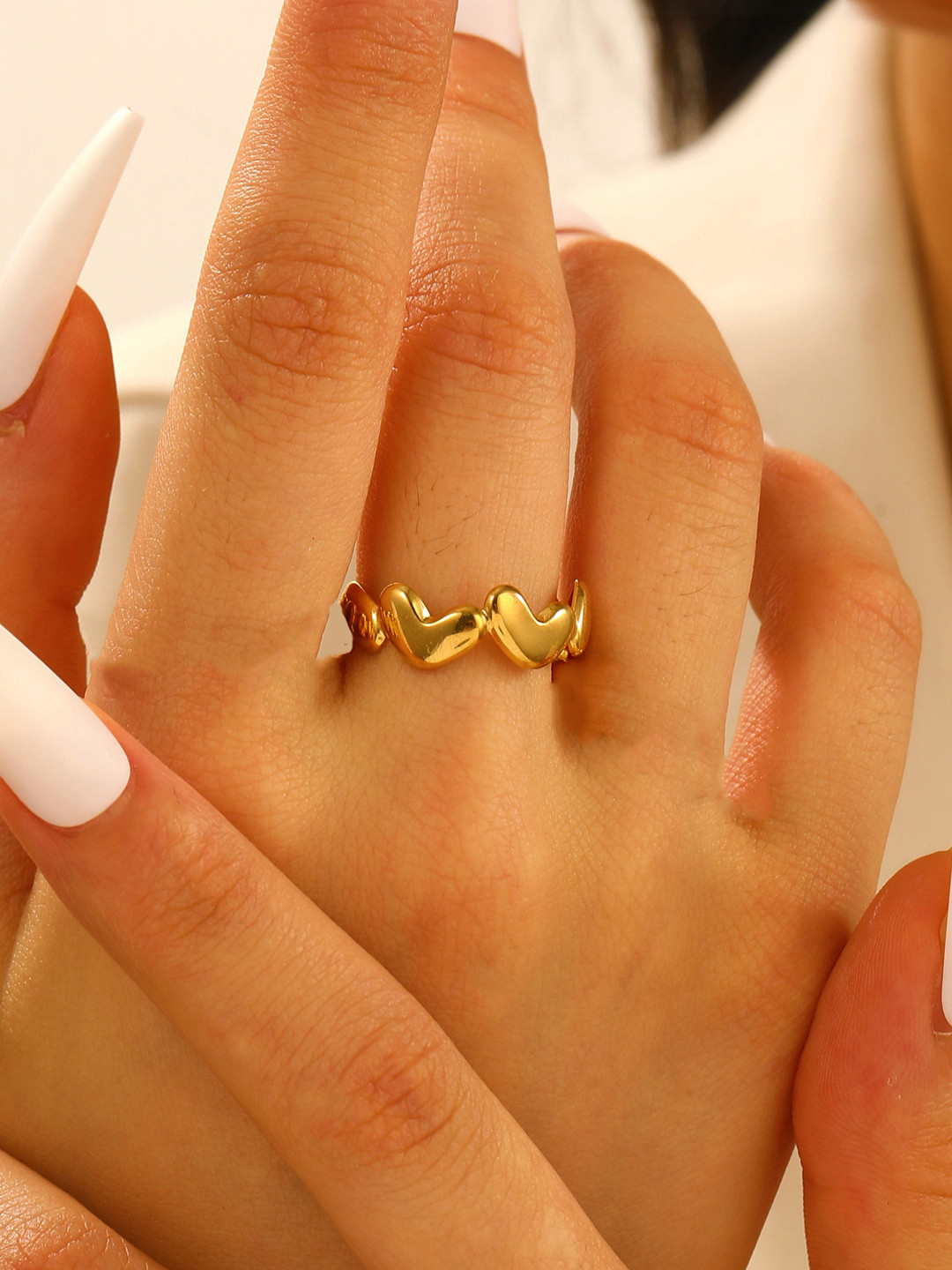 Designs & You Gold Plated Anti Tarnish Ring