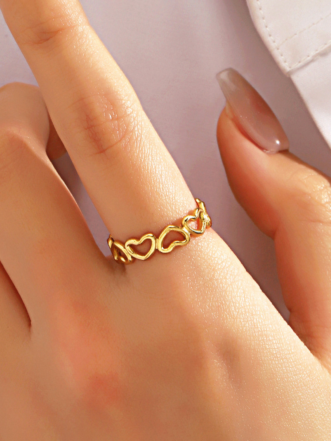 Designs & You Gold-Plated Anti-Tarnish Finger Ring