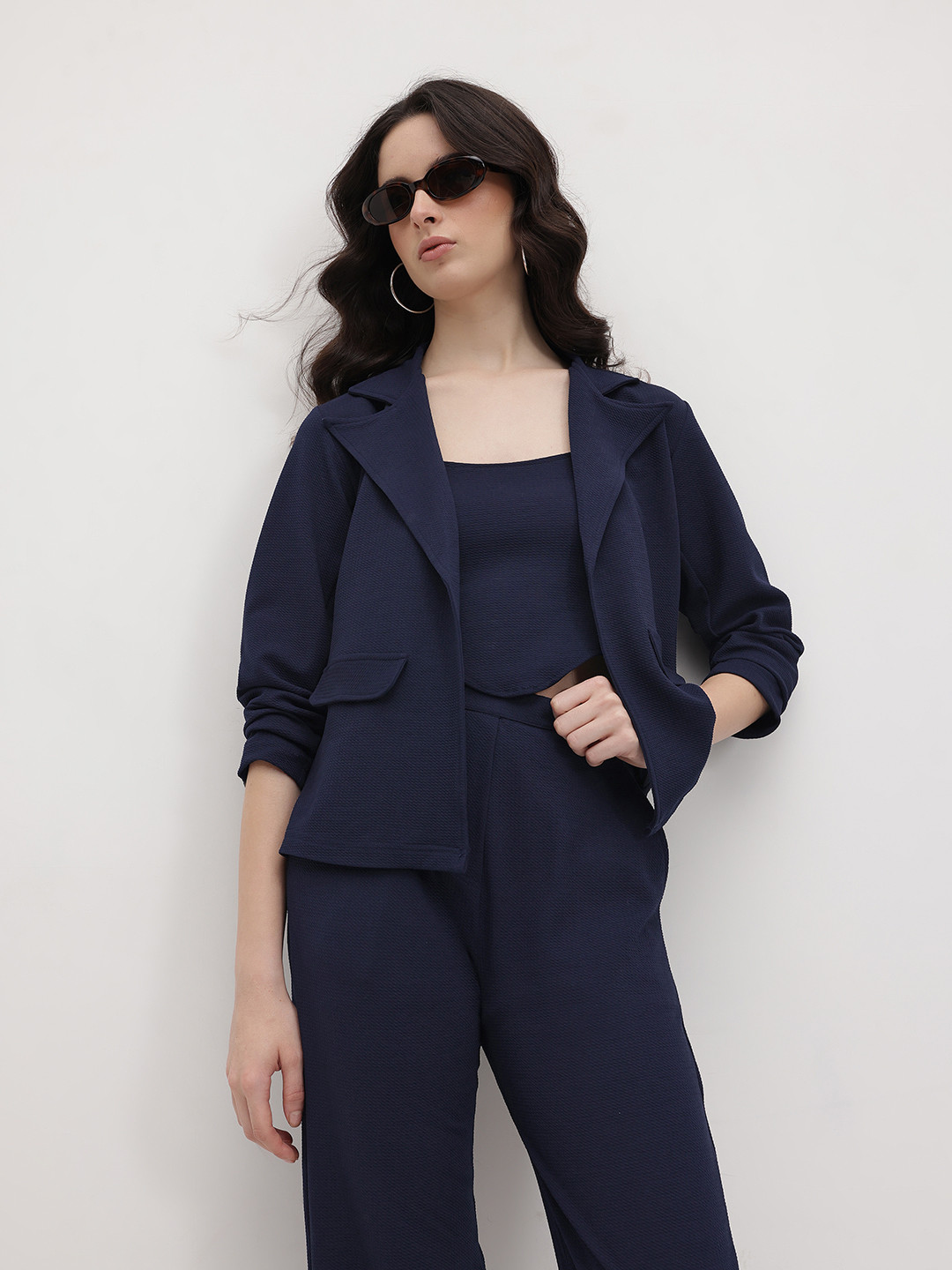 R.Code by The Roadster Life C Blazer with Cami & Trousers