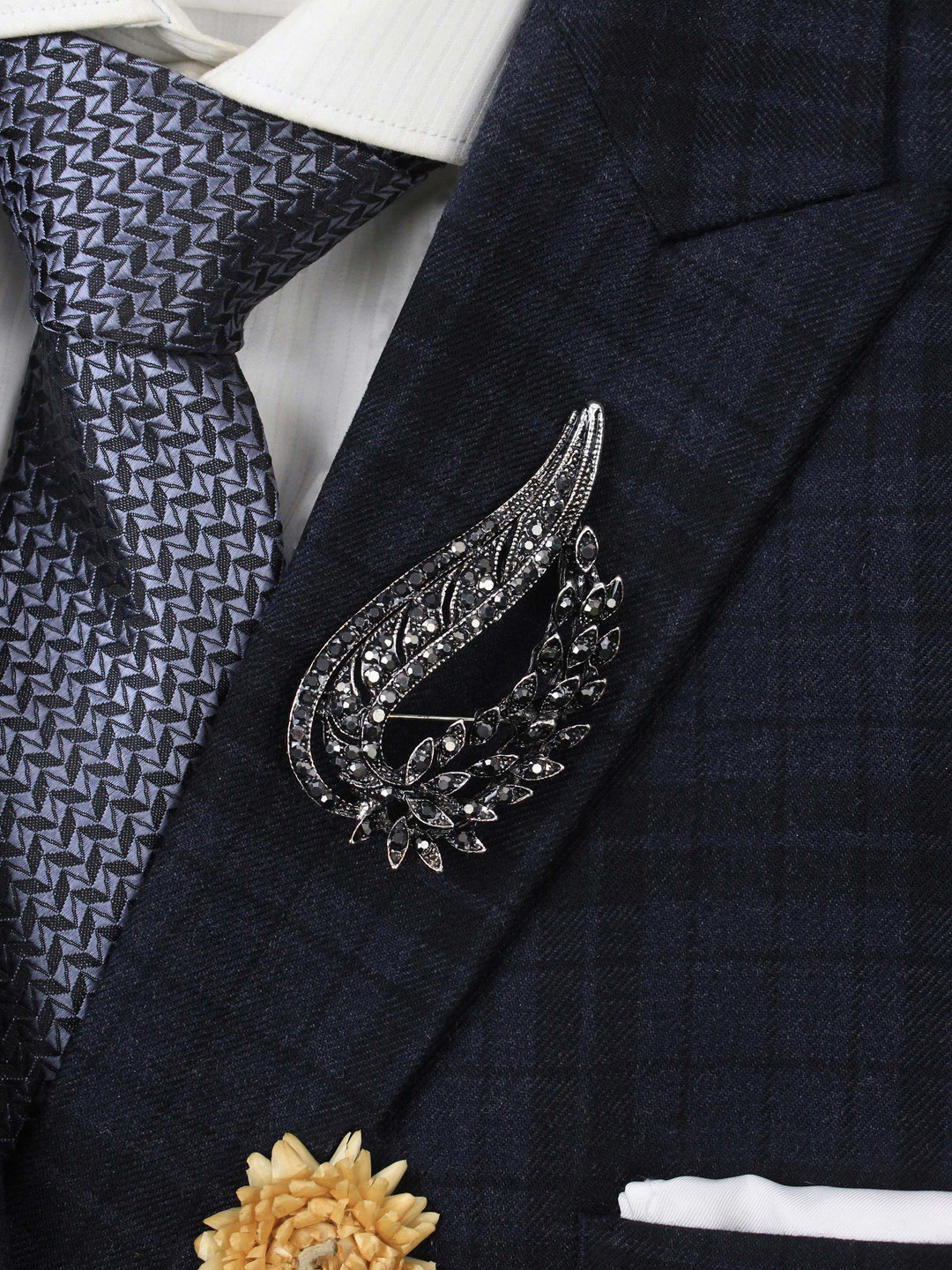 Kavove Men Twilight Fern Brooch