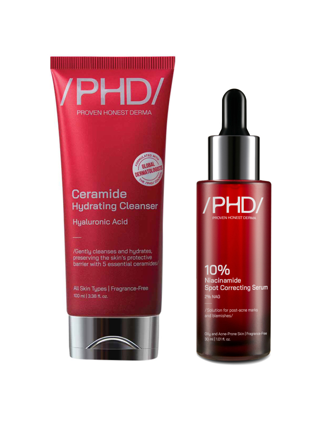 Proven Honest Derma Set of Hydrating Cleanser 100ml & Spot Correcting Serum 30ml