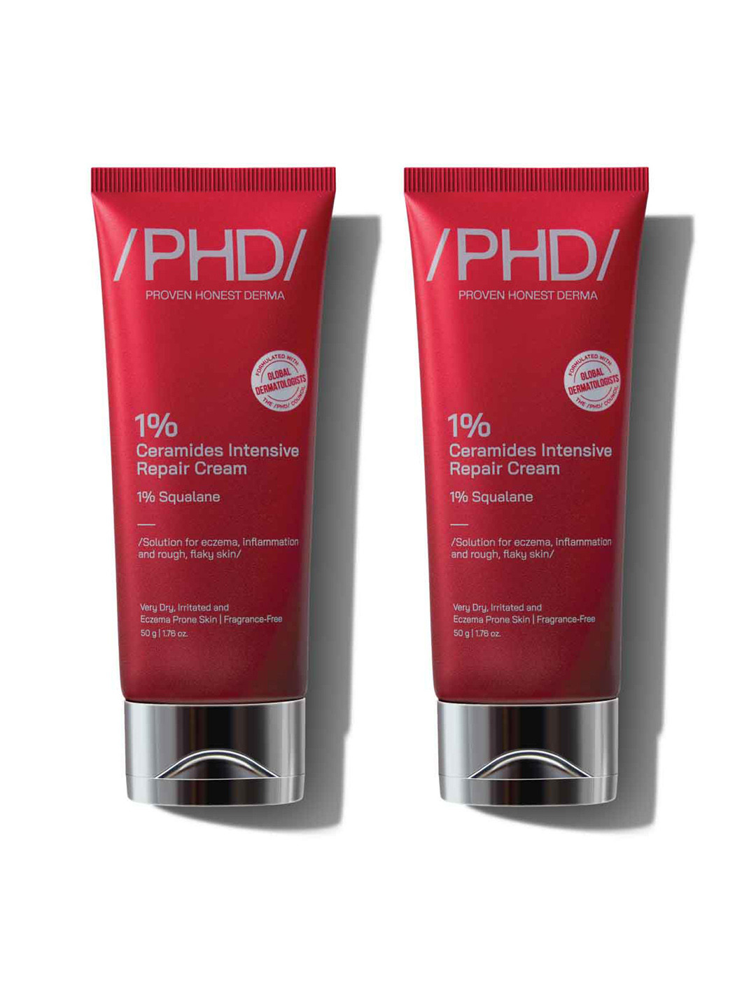 Proven Honest Derma Set of 2 Ceramides Intensive Repair Cream with Squalane - 50 g each