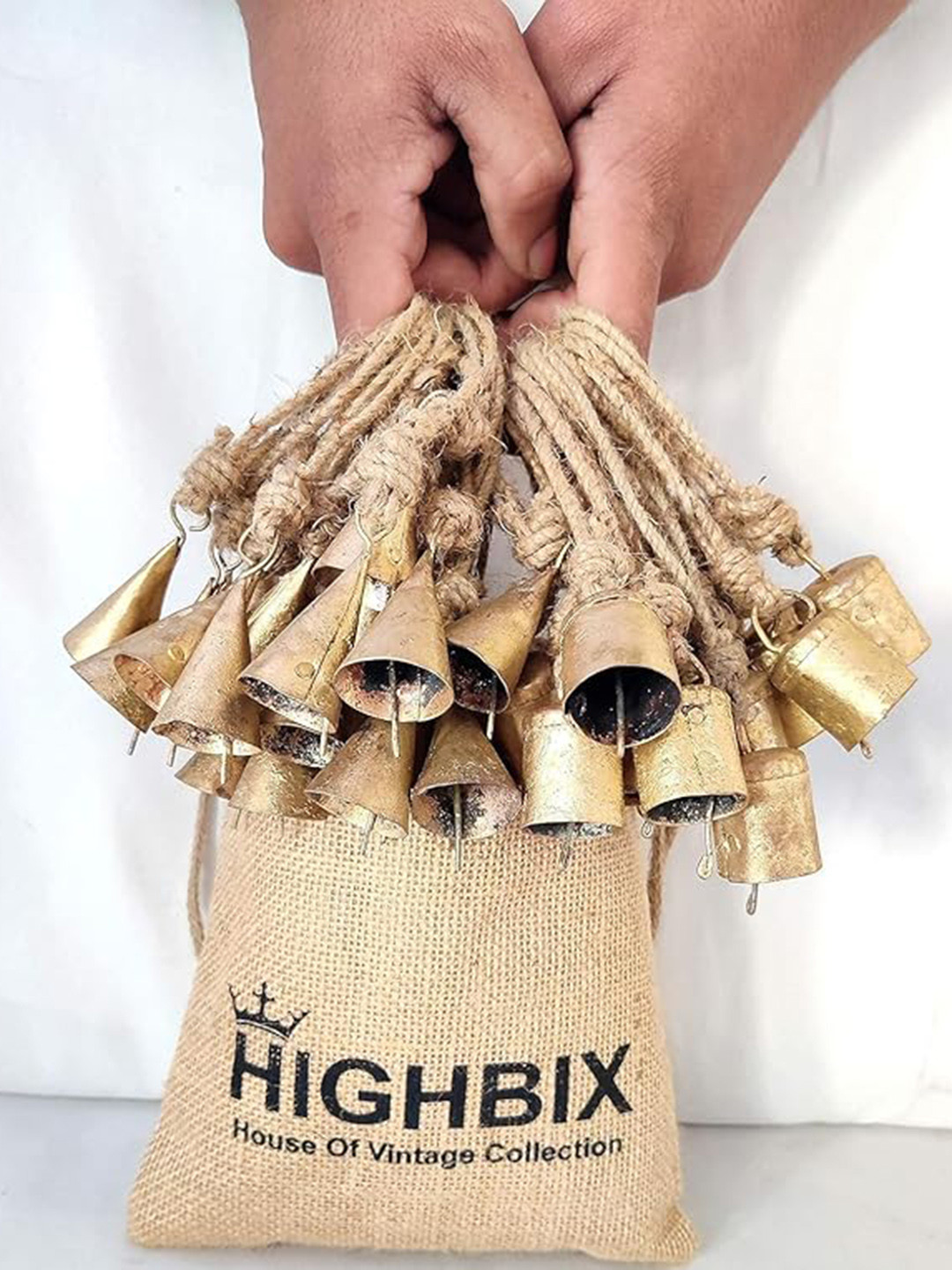 HIGHBIX Gold Metal Floral Wall Decor