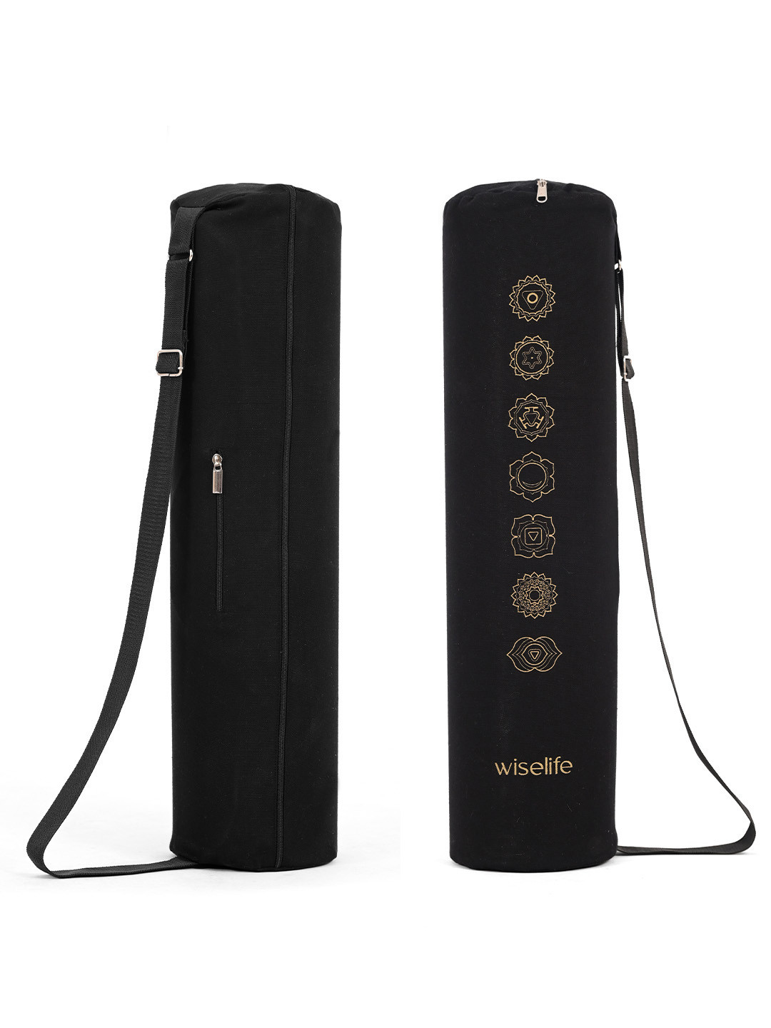 WiseLife Yoga Mat Carry Bag,Full Easy Access Zip Multi Functional Storage Pockets