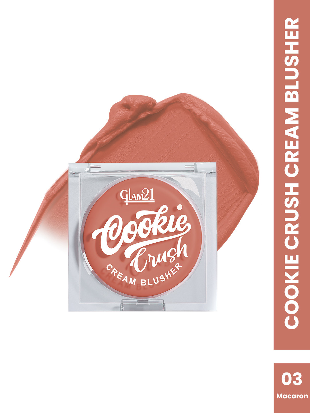 GLAM21 Cookie Crush Cream Blusher- 5 g- Macaron 03