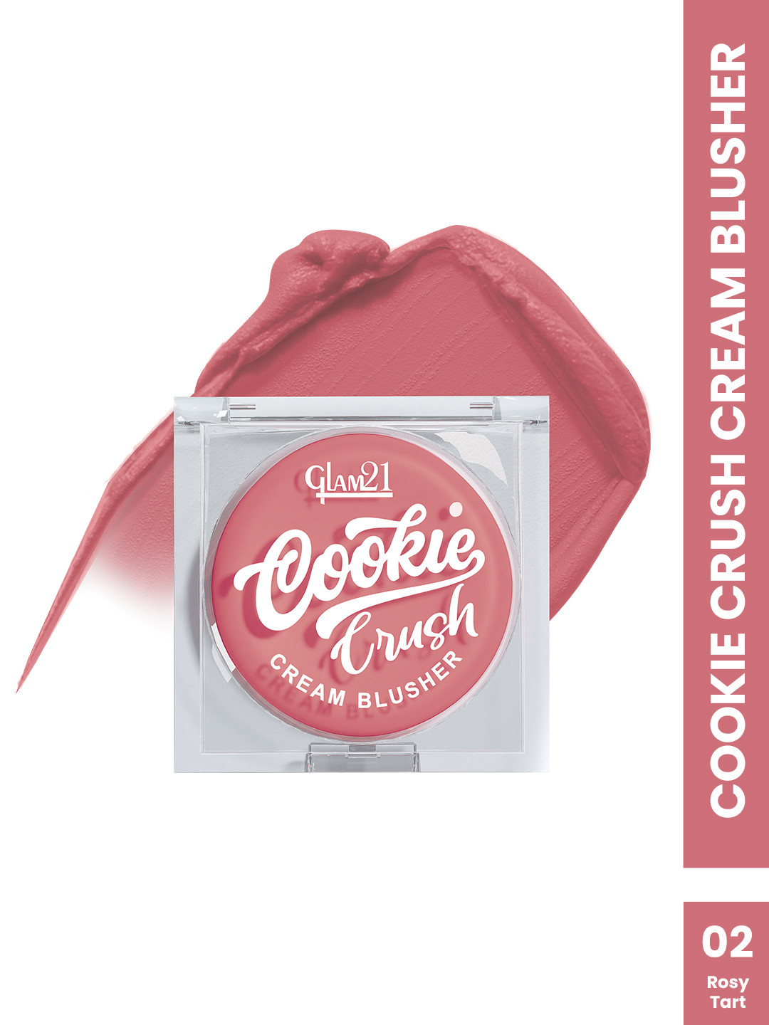 GLAM21 Cookie Crush Cream Blusher- Rosy Tart 02