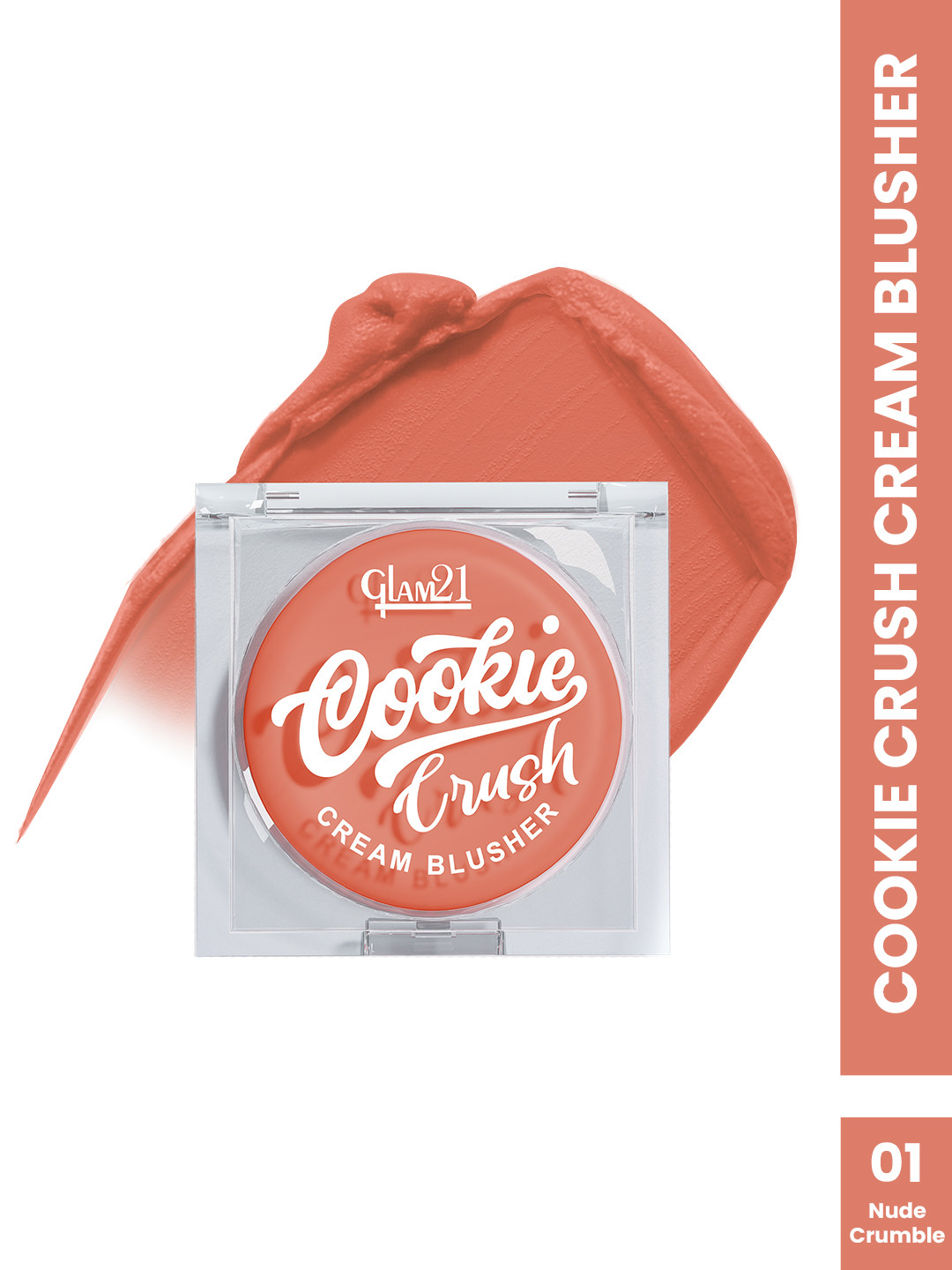 GLAM21 Cookie Crush Cream Blusher - Nude Crumble 01