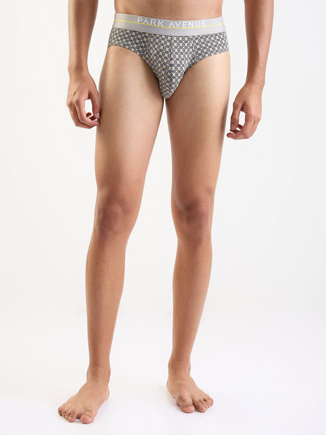 Park Avenue Geometric Printed Mid-Rise Basic Briefs PZRX00284-G3